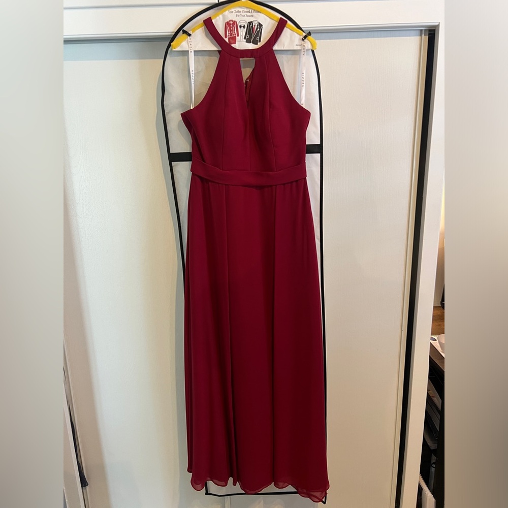 Azazie Bridesmaid dress burgundy size 6
